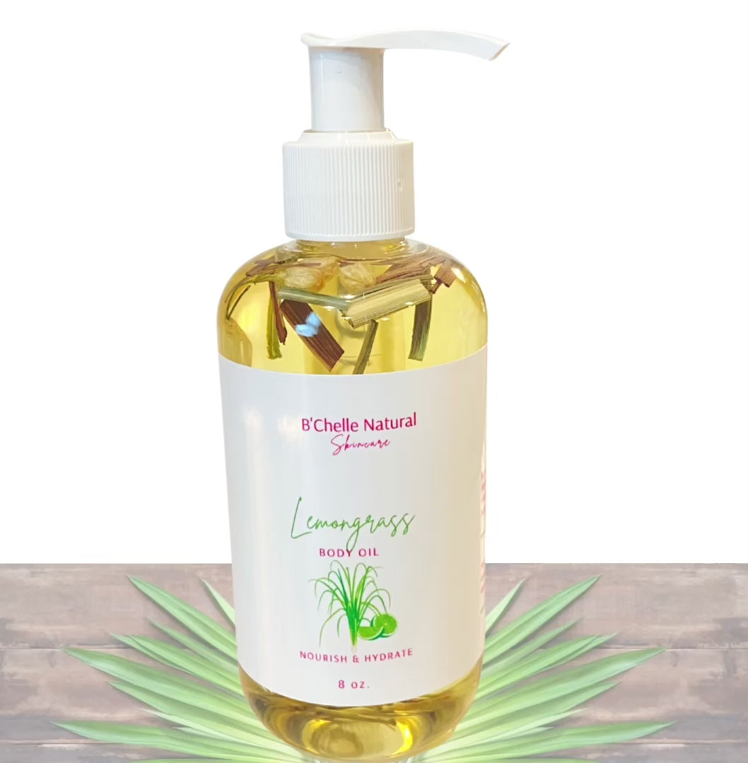 Herbal Infused Lemongrass Face & Body Oil